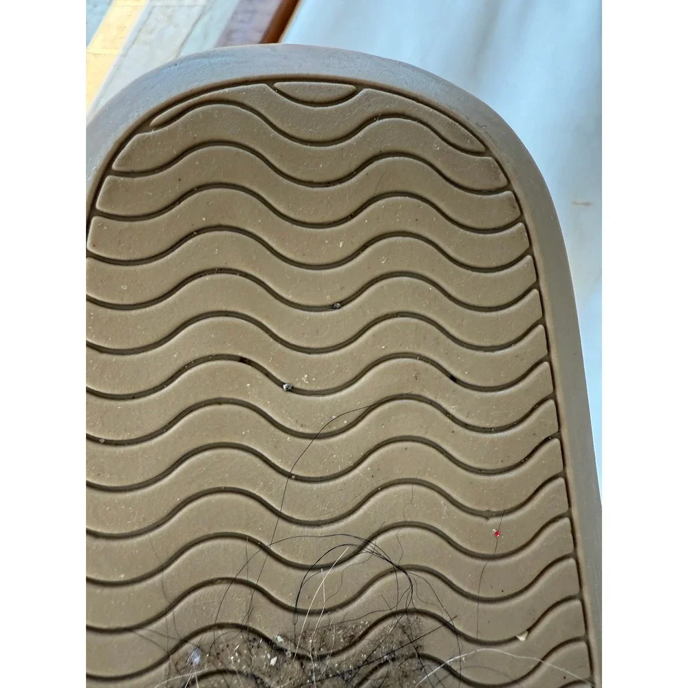 Vineyard‎ Vines Mens Flip Flops Sandals Mustard Leather Size 9 Whale Logo